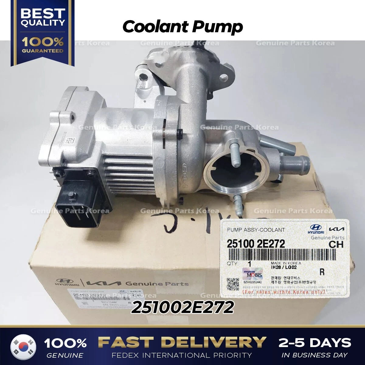 ⭐Genuine⭐ Coolant Pump 251002E272 for Hyundai Sonata Kia Optima Hybrid