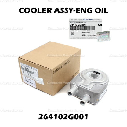Genuine Engine Oil Cooler 264102G001 for Hyundai & Kia 2018 - 2022