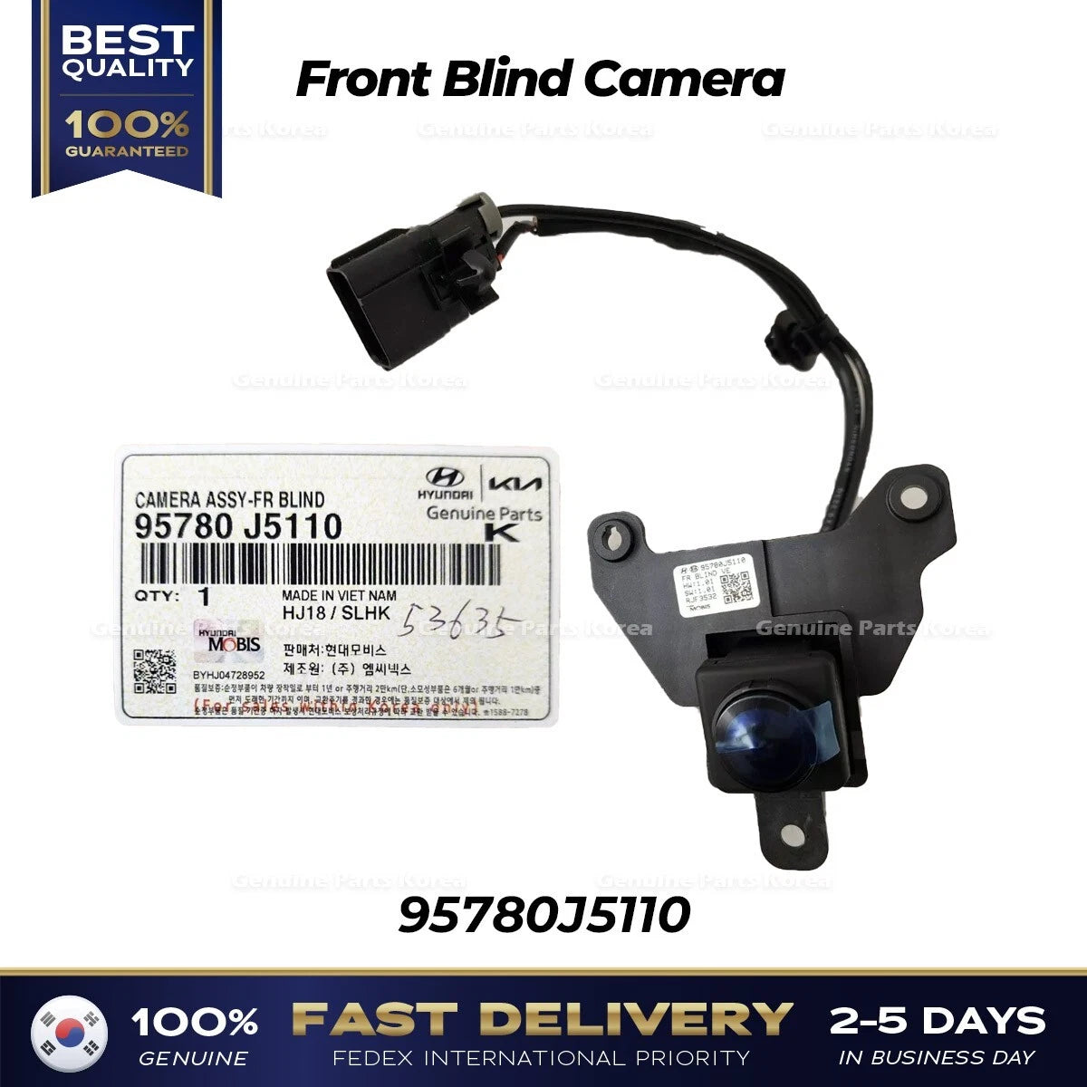 ⭐Genuine⭐ Front Blind Camera 95780J5110 for Kia Stinger