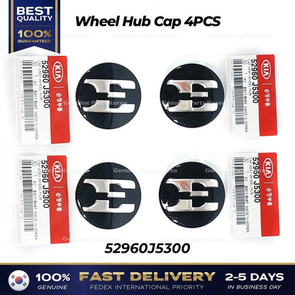 Genuine Wheel Hub Cap 4PCS 52960J5300 for Kia Stinger