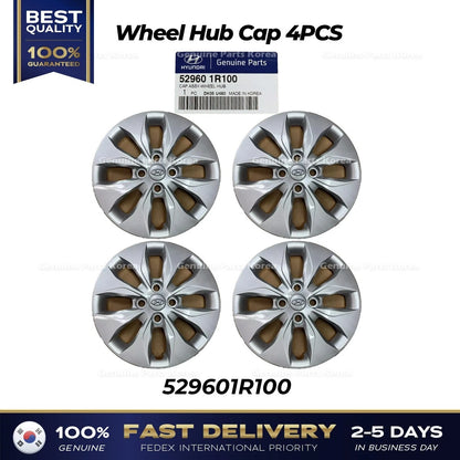 Genuine Wheel Hub Cap 4PCS 529601R100 for Hyundai Accent