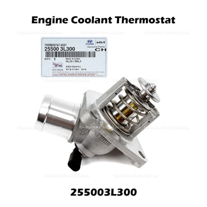 Genuine Engine Coolant Thermostat 255003L300 for Hyundai Palisade Kia Sorento