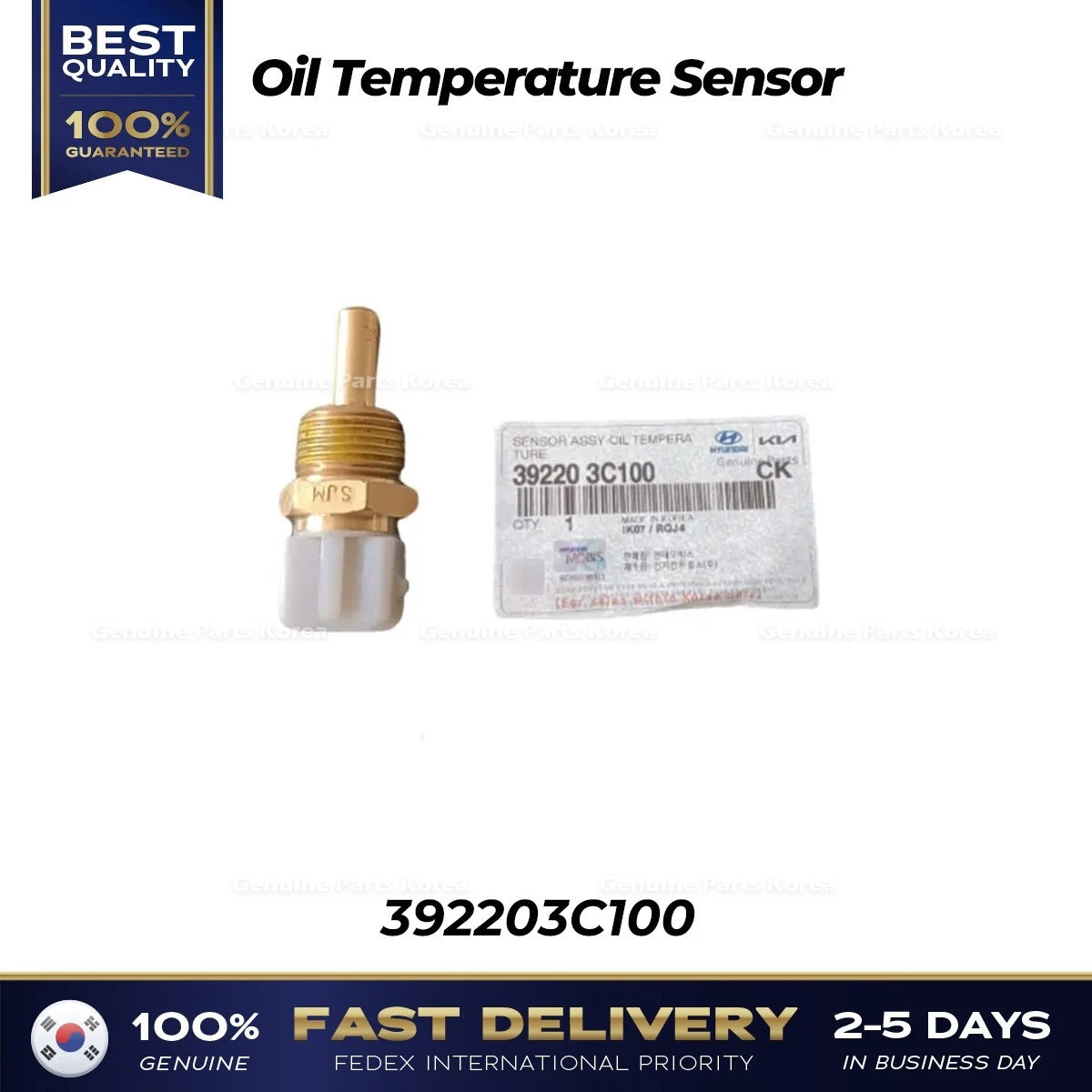 ⭐Genuine⭐ Oil Temperature Sensor 392203C100 for Hyundai Kia