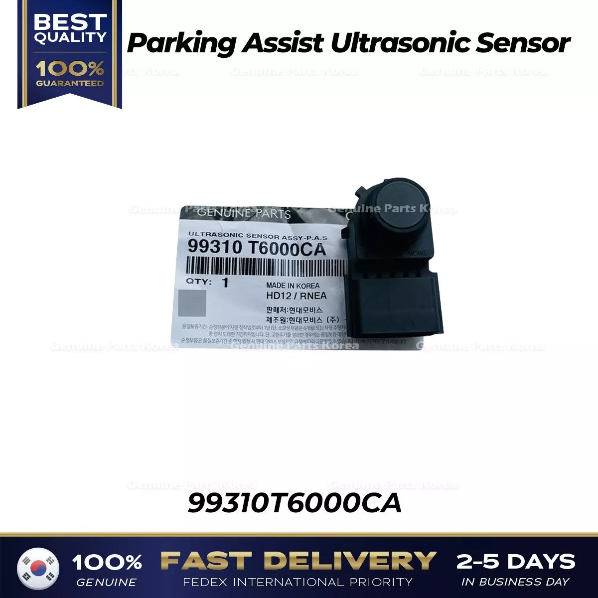 ⭐Genuine⭐ Parking Assist Ultrasonic Sensor 99310T6000CA for Genesis GV80