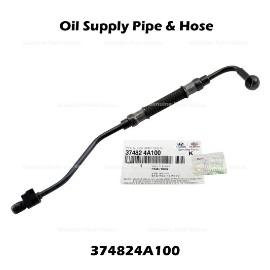 ⭐Genuine⭐ Oil Supply Pipe & Hose 374824A100 for Hyundai Starex Kia Sorento