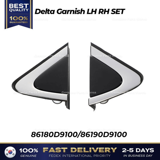 ⭐Genuine⭐ Delta Garnish LH RH SET 86180D9100 86190D9100 for Kia Sportage
