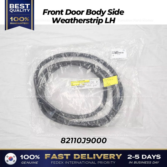 ⭐Genuine⭐ Front Door Body Side Weatherstrip LH 82110J9000 for Hyundai Kona