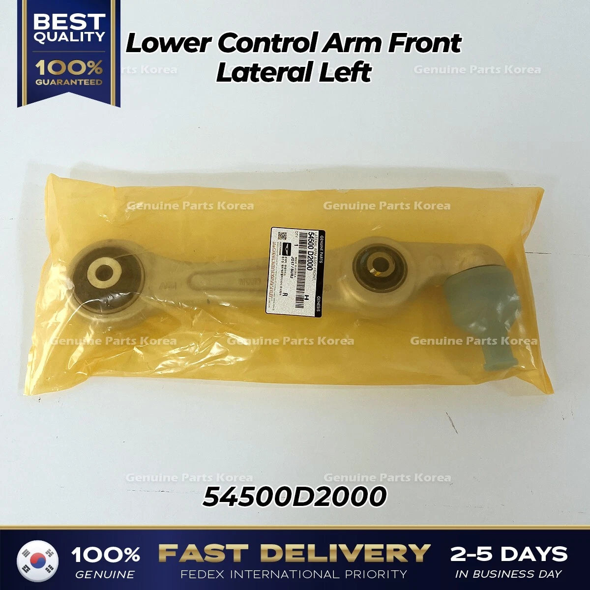 Lower Control Arm Front Lateral Left ⭐ 54500D2000 ⭐ Genesis G80 G90 AWD 17-20