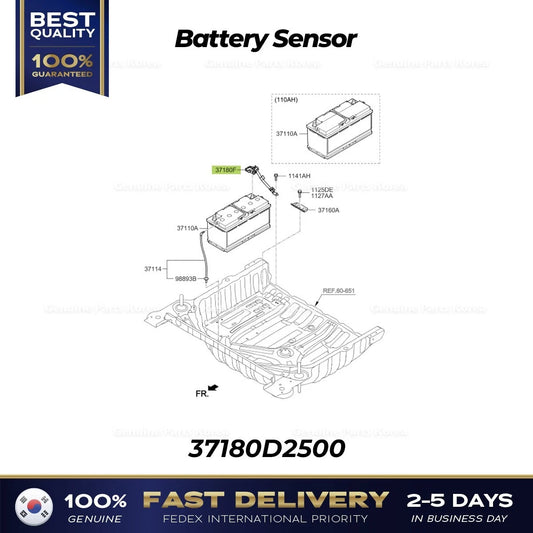 ⭐Genuine⭐ Battery Sensor 37180D2500 for Hyundai Genesis G90