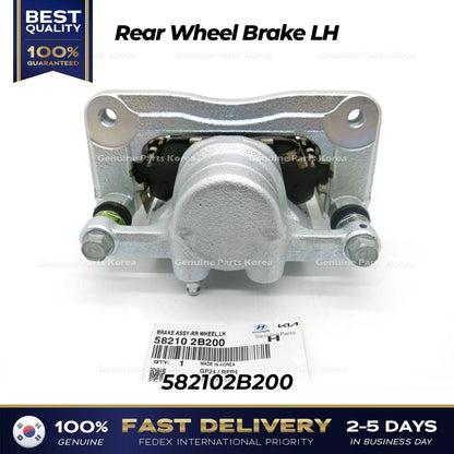 Genuine Rear Wheel Brake LH 582102B200 for Hyundai Santa Fe