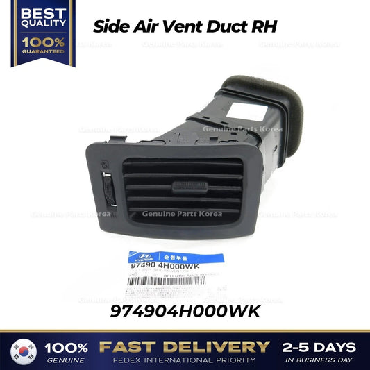 ⭐Genuine⭐ Side Air Vent Duct RH 974904H000WK for Hyundai H1