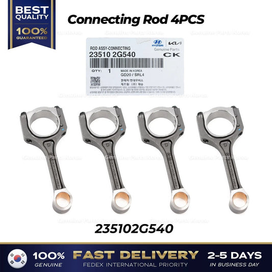 ⭐Genuine⭐ Connecting Rod 4PCS 235102G540 for Hyundai Kia