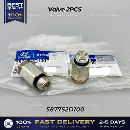Genuine Valve 2PCS 587752D100 for Hyundai Accent