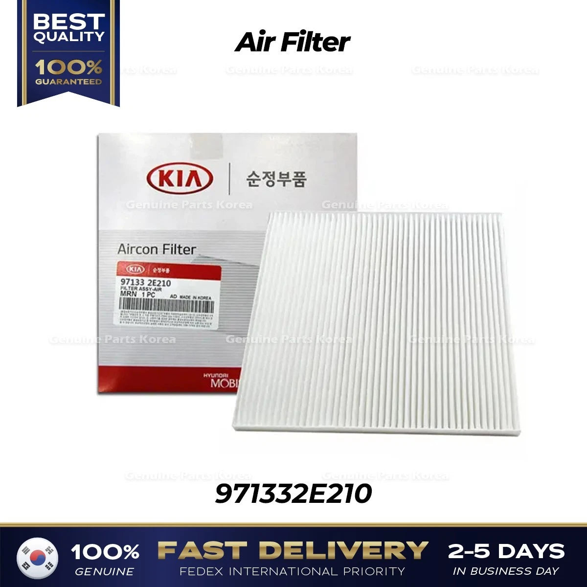 ⭐Genuine⭐ Air Filter 971332E210 for Hyundai Accent Kia Forte