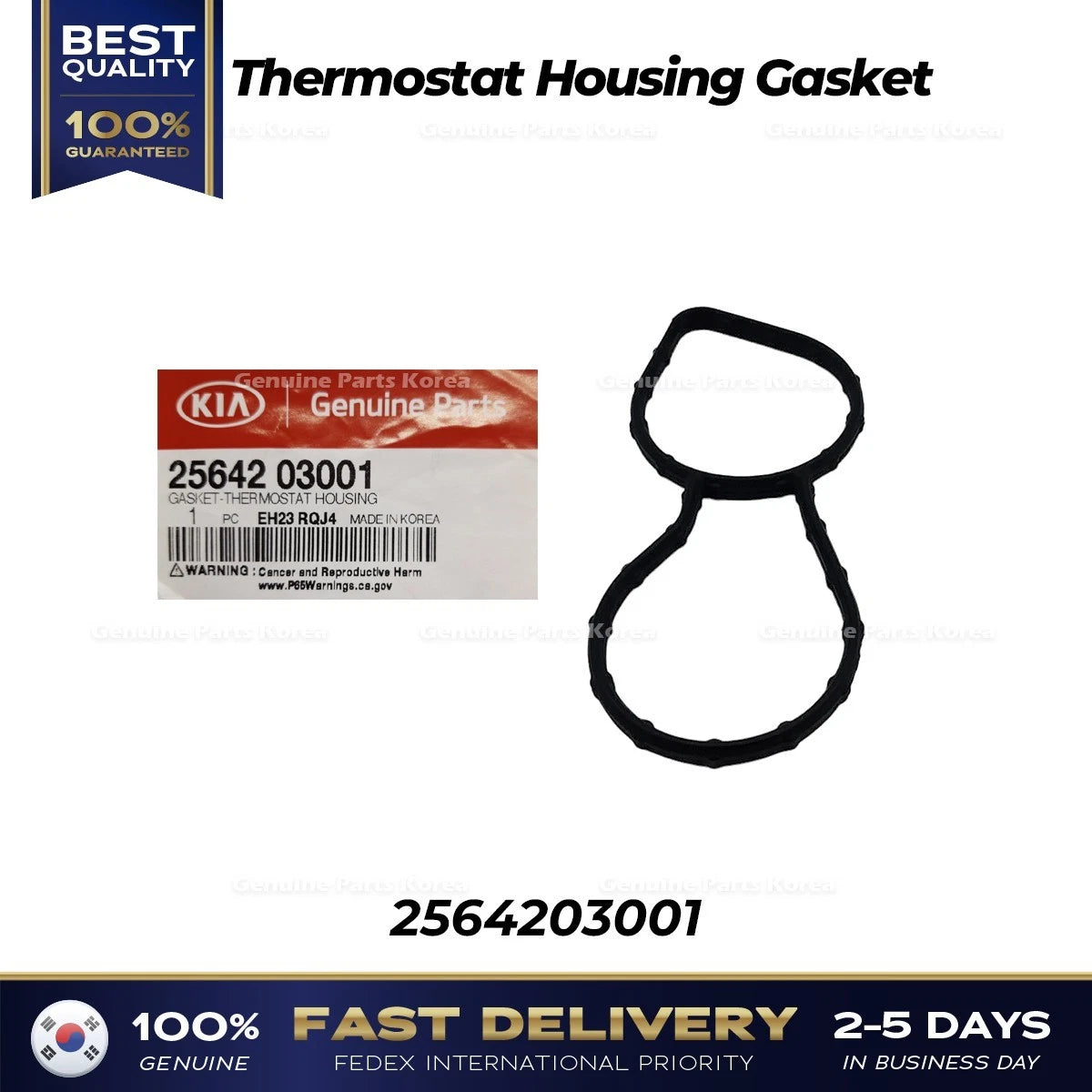 ⭐Genuine⭐ Thermostat Housing Gasket 2564203001 for Hyundai Ioniq Kia Niro