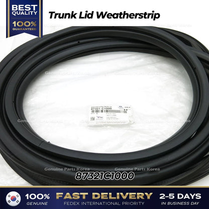 Genuine Trunk Lid Weatherstrip 87321C1000 for Hyundai Sonata