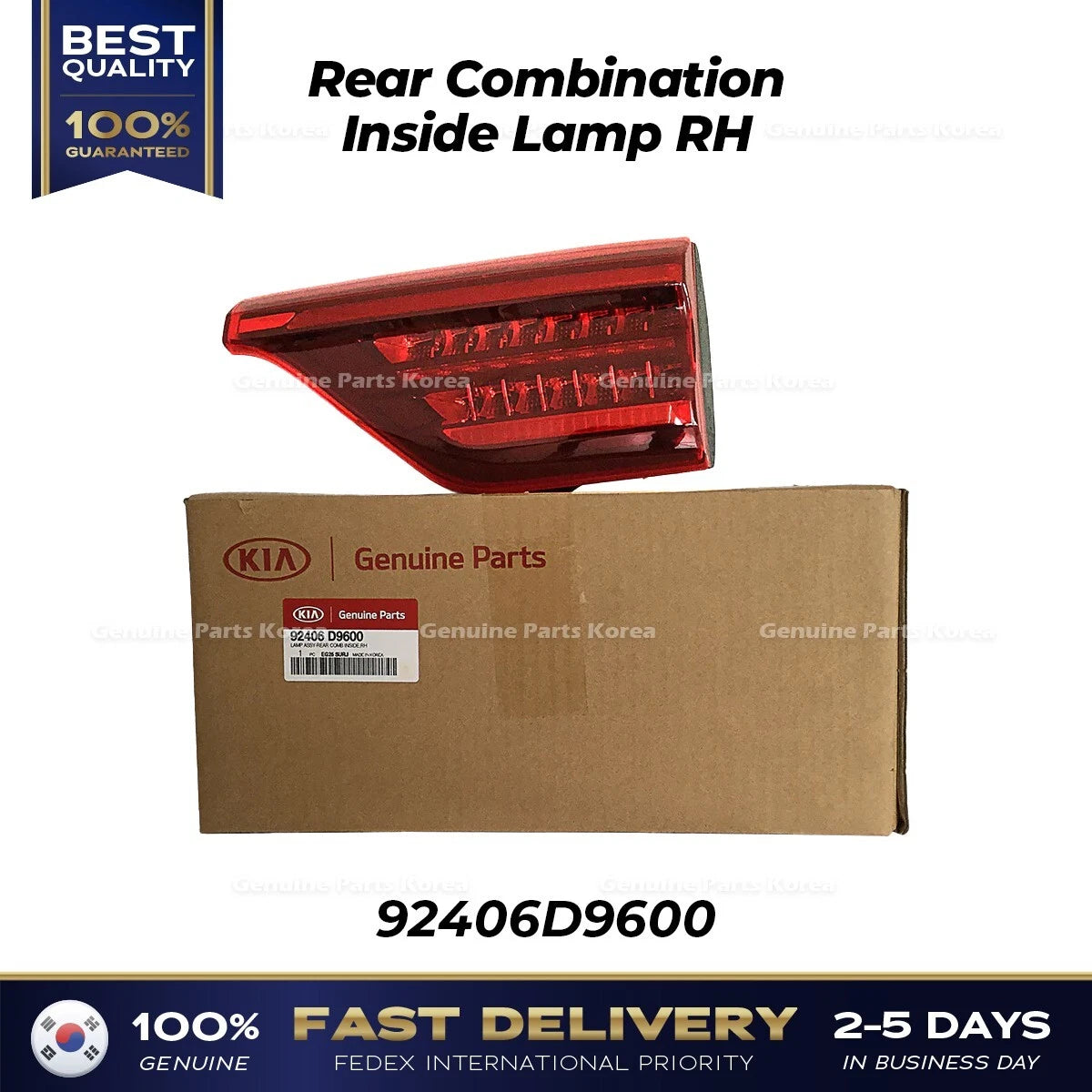 ⭐Genuine⭐ Rear Combination Inside Lamp RH 92406D9600 for Kia Sportage