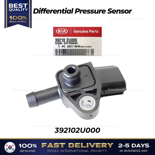 ⭐Genuine⭐ Differential Pressure Sensor 392102U000 for Hyundai Kona Kia Seltos