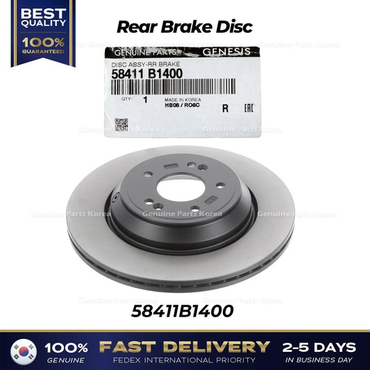 ⭐Genuine⭐ Rear Brake Disc 58411B1400 for Hyundai Genesis G80