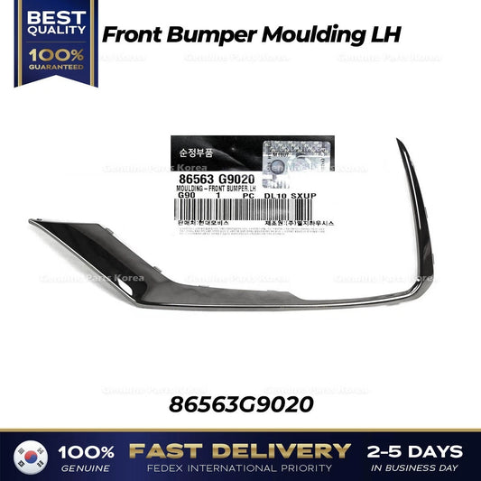 ⭐Genuine⭐ Front Bumper Moulding LH 86563G9020 for Hyundai Genesis G70