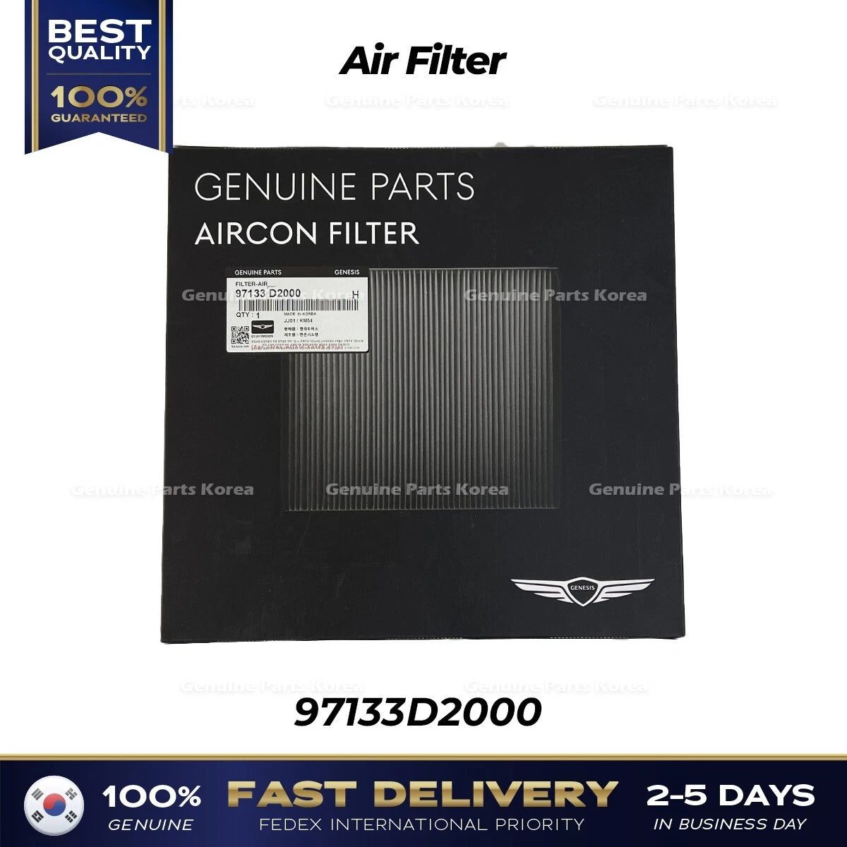 ⭐Genuine⭐ Air Filter 97133D2000 for Hyundai Genesis G80 G90 GV70