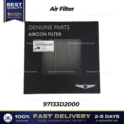 Genuine Air Filter 97133D2000 for Hyundai Genesis G80 G90 GV70