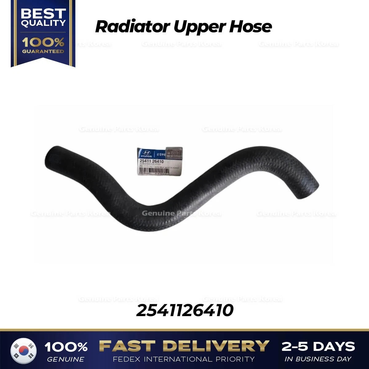 ⭐Genuine⭐ Radiator Upper Hose 2541126410 for Hyundai Santa Fe