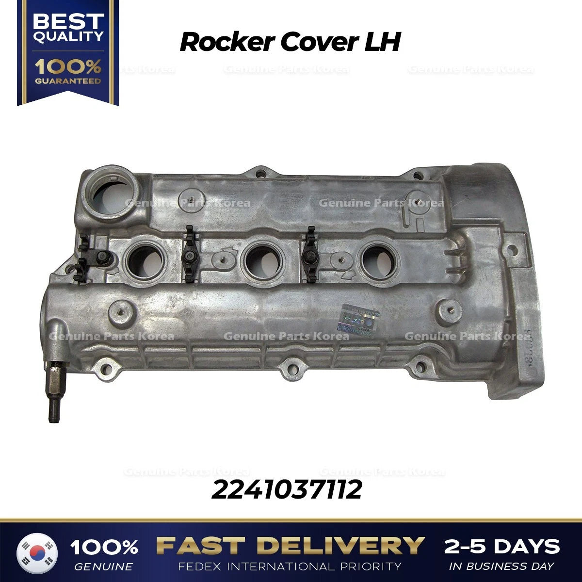 ⭐Genuine⭐ Rocker Cover LH 2241037112 for Hyundai Tiburon Kia Sportage