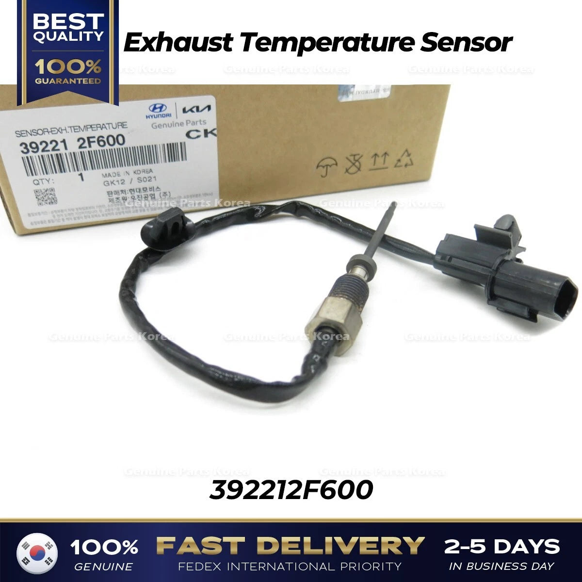 ⭐Genuine⭐ Exhaust Temperature Sensor 392212F600 for Hyundai Santa Fe Palisade