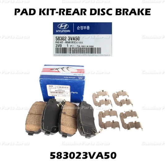 ⭐Genuine⭐ Rear Disc Brake Pad Kit 583023VA50 for Hyundai Azera 2015-2017