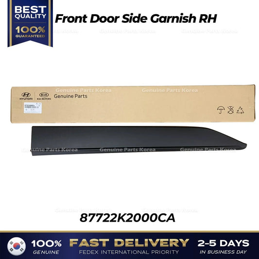 ⭐Genuine⭐ Front Door Side Garnish RH 87722K2000CA for Hyundai Venue