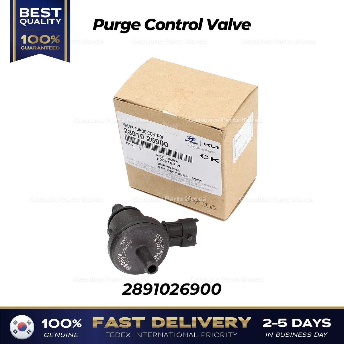 ⭐Genuine⭐ Purge Control Valve 2891026900 for Hyundai Accent Elantra Kia Rio