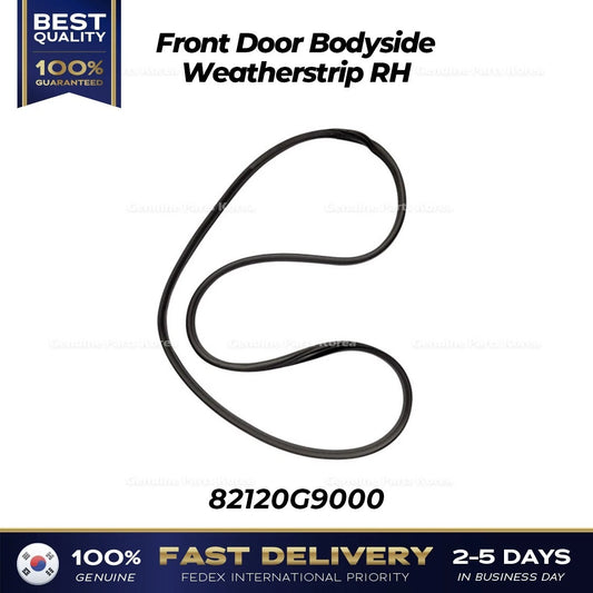 ⭐Genuine⭐ Front Door Bodyside Weatherstrip RH 82120G9000 for Hyundai Genesis G70