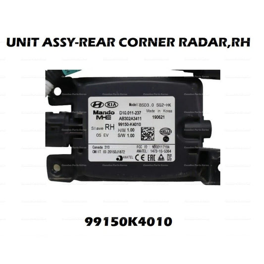 ⭐Genuine⭐ Rear Right Corner Radar Unit 99150K4010 for Hyundai Kona 2019+