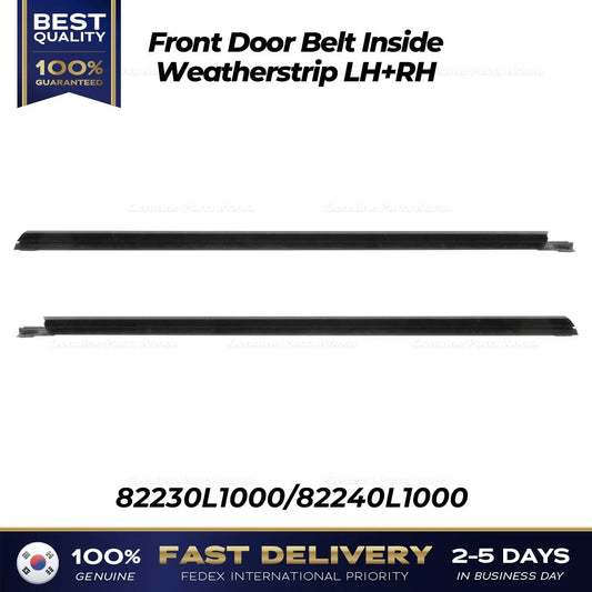 ⭐Genuine⭐ Front Door Belt Inside Weatherstrip LH RH for Hyundai Sonata