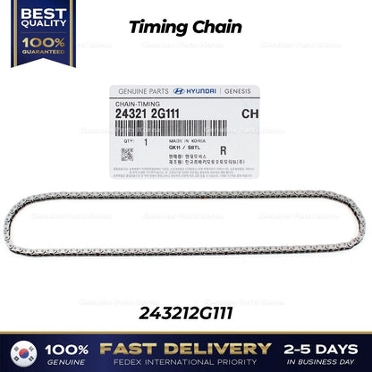 Genuine Timing Chain 243212G111 for Hyundai Genesis G70 Sonata Kia Optima