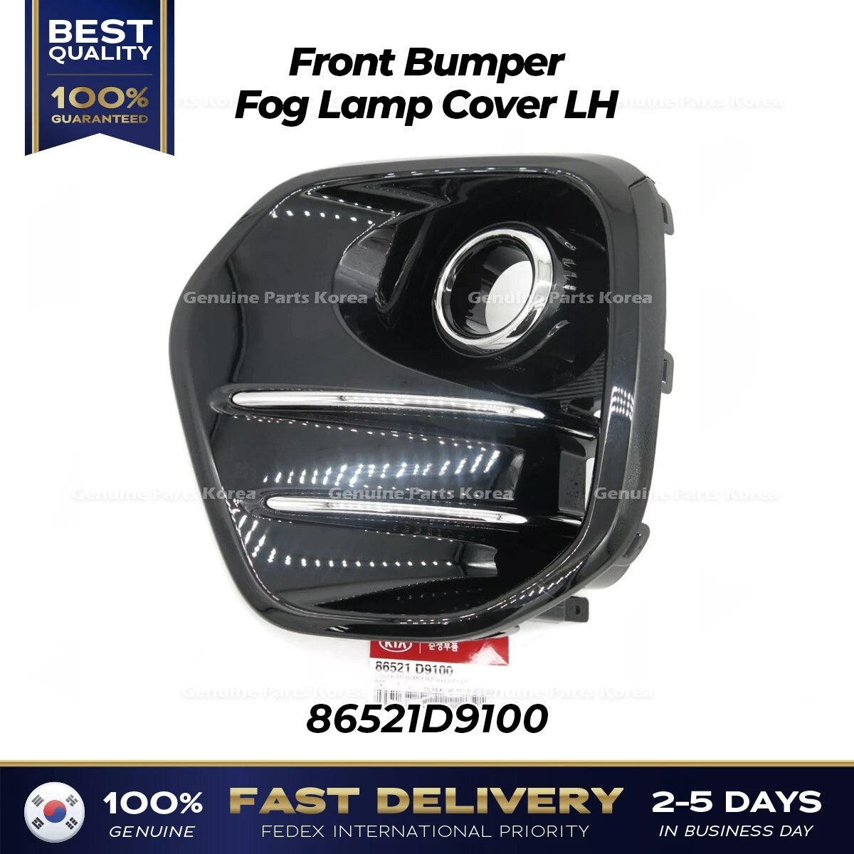 ⭐Genuine⭐ Front Bumper Fog Lamp Cover LH 86521D9100 for Kia Sportage
