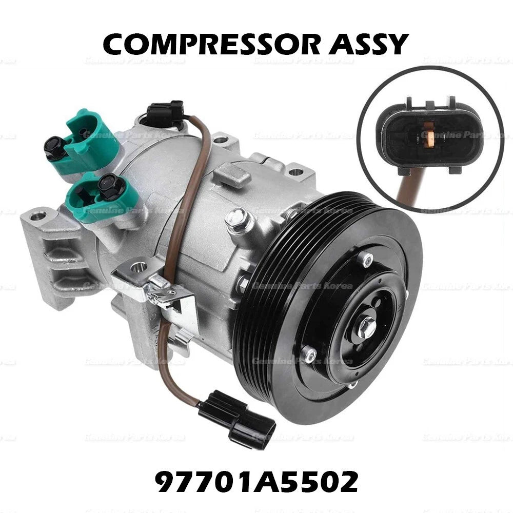 ⭐Genuine⭐ AC Compressor 97701A5502 for Hyundai Elantra Kia Soul Forte5 & Koup