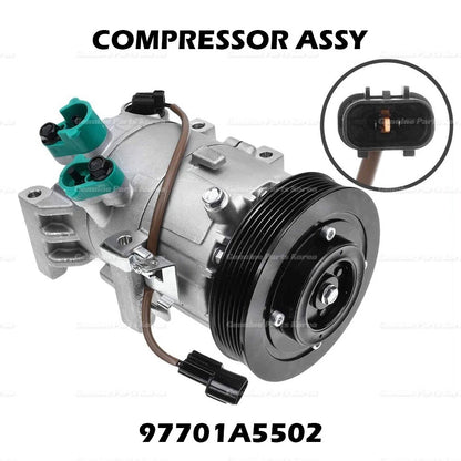 Genuine AC Compressor 97701A5502 for Hyundai Elantra Kia Soul Forte5 & Koup