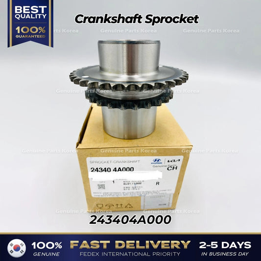 ⭐Genuine⭐ Crankshaft Sprocket 243404A000 for Hyundai H1 H300 I800 H100 Starex
