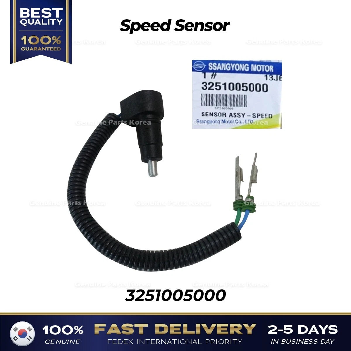 ⭐Genuine⭐ Speed Sensor 3251005000 for Ssangyong Rexton