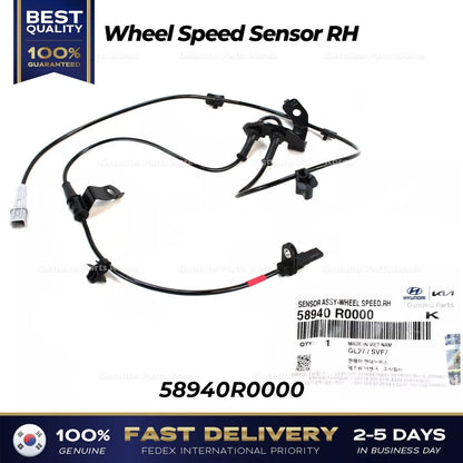 Genuine Wheel Speed Sensor RH 58940R0000 for Kia Carnival