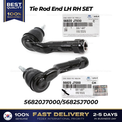 Genuine Tie Rod End LH RH SET 56820J7000 56825J7000 for Hyundai Kia