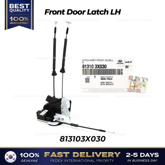 ⭐Genuine⭐ Front Door Latch LH 813103X030 for Hyundai Elantra