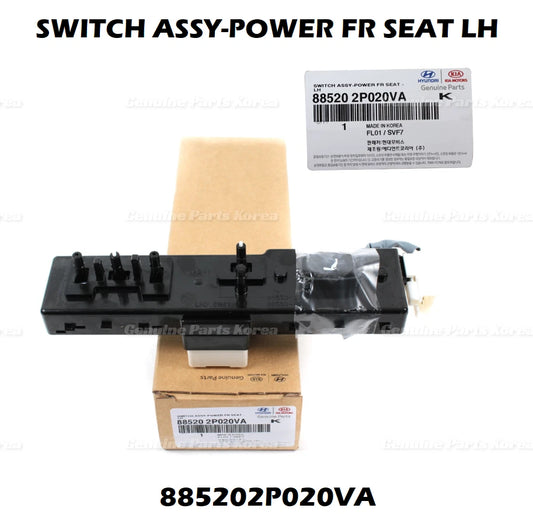⭐Genuine⭐ Power Seat Switch FRONT LEFT 885202P020VA for Kia Sorento 2011-2015