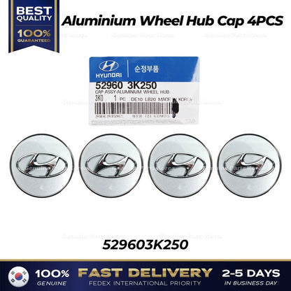 Genuine Aluminium Wheel Hub Cap 4PCS 529603K250 for Hyundai Azera Sonata