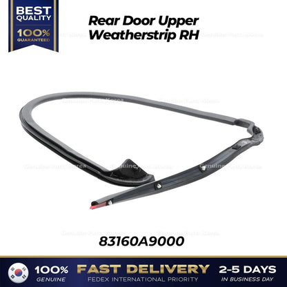 Genuine Rear Door Upper Weatherstrip RH 83160A9000 for Kia Sedona