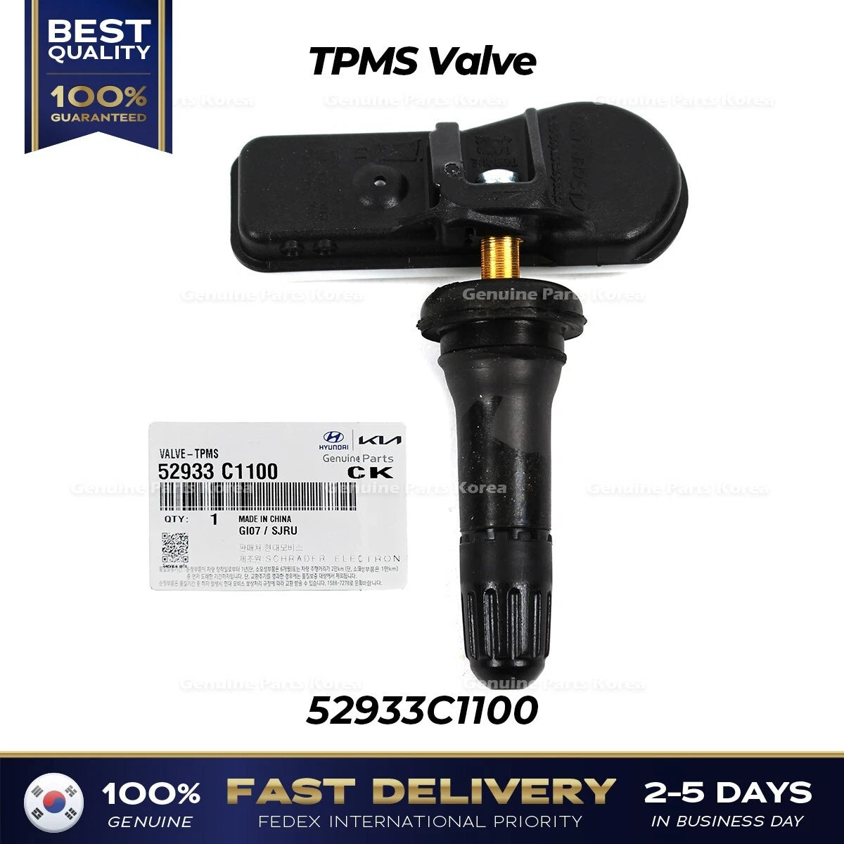 ⭐Genuine⭐ TPMS Valve 52933C1100 for Hyundai Kia