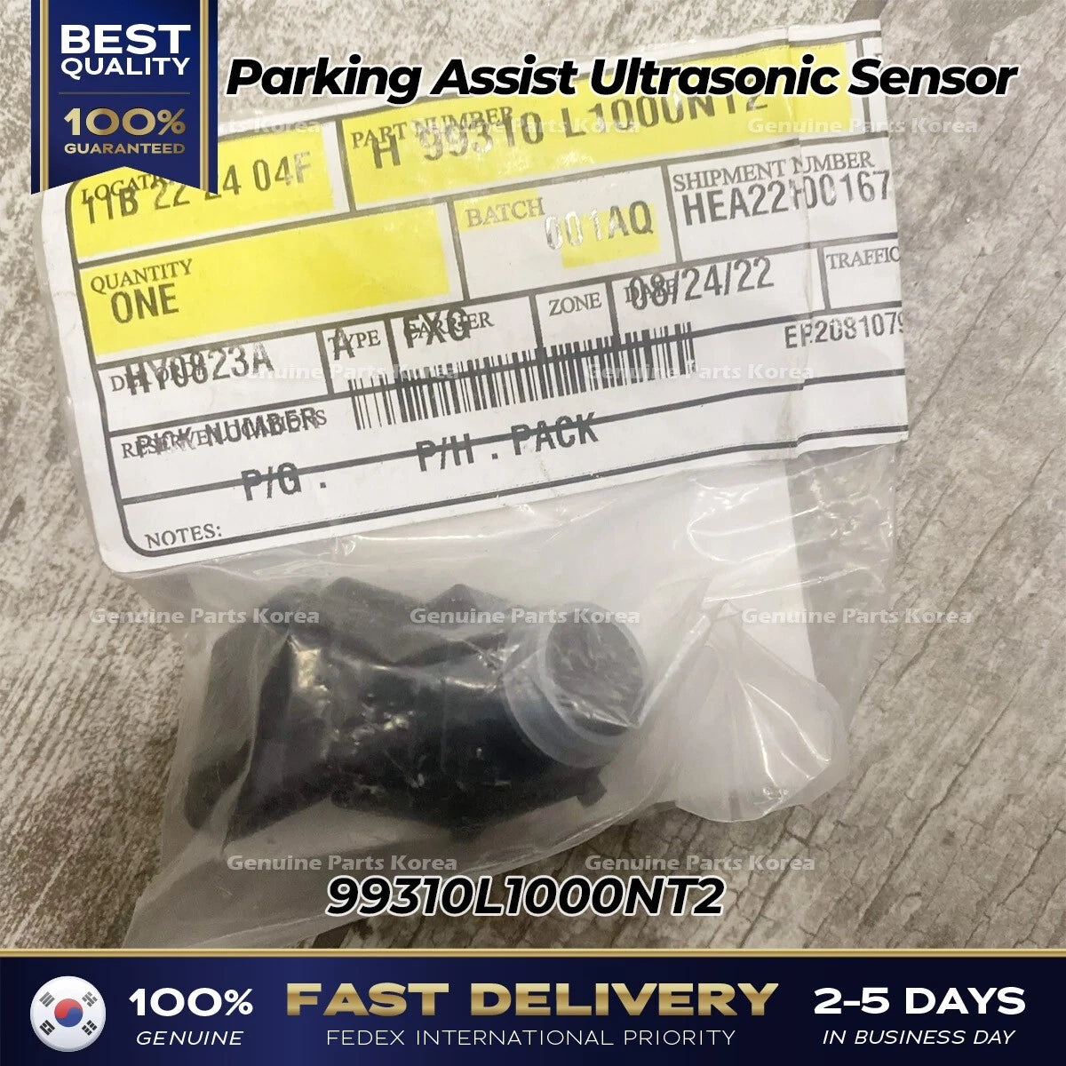⭐Genuine⭐ Parking Assist Ultrasonic Sensor 99310L1000NT2 for Hyundai Sonata