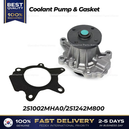 Genuine Coolant Pump & Gasket 251002MHA0 for Hyundai Tucson Kia Sorento